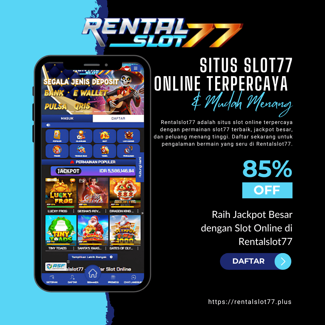 View Rentalslot77 - Situs Slot77 Online Terpercaya & Mudah Menang